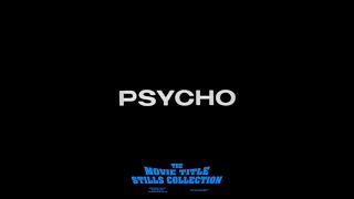 Saul Bass: Psycho (1960) title sequence