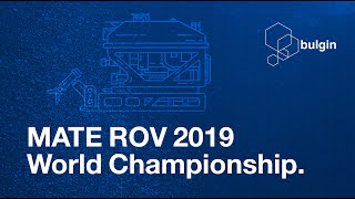 MATE ROV Competition 2019 World Championship.