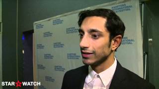 Riz Ahmed red carpet interview at 2014 Hamptons International Film Festival