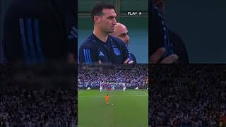 Scaloni All silent reactions
