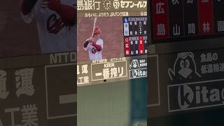 堂林🔥登場🫨いこう💃いきものがかり✨ 2024.8.3広島戦1-4逆転負け😰マツダスタジアム・ビジターパフォーマンス席 中日応援 #中日 #ドラゴンズ　#広島カープ