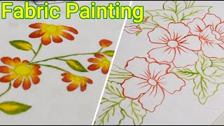 My Fabric Painting  | Floral | Outline | Fillings | Free Hand | KK Creations Official