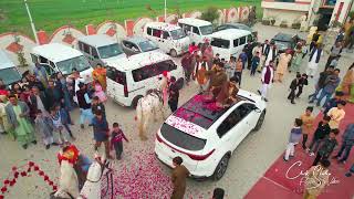 pakistan wedding video with drone shoot brat protocol by click studio from Sambrial full movie drone