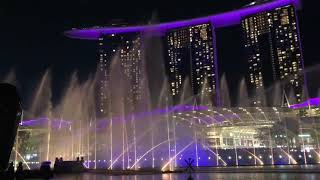 シンガポールリバークルーズ２〜噴水ショー スペクトラ〜Marina Bay Sands SPECTRA〜シンガポール旅行2019年5月