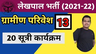 20 सूत्री कार्यक्रम | 20 Sutri Karyakram | Gramin Parivesh | Gramya vikas | HINDI |