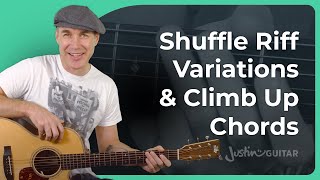 Shuffle Riff Variations | Blues Guitar for Beginners