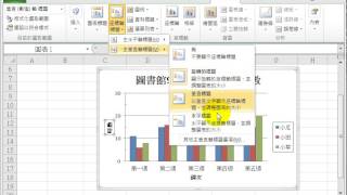 Excel 2010 編輯統計圖表