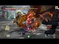 【monster hunter rise】天衣狂化業鎧雙刀 v.s. 傀異探究 lv. 270 炎王龍 傀異克服 6分台 手殘黨非ta黨 盟友帶火芽水藝姊妹