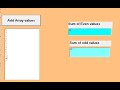 HOW VISUAL BASIC USES ONE DIMENSIONAL ARRAYS  # EXERCISE