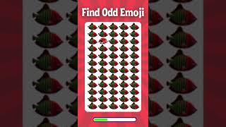 Find The odd Emoji hard / IMPOSSIBLE emoji quiz  - English Riddles #shorts #viral #guesser #quizup