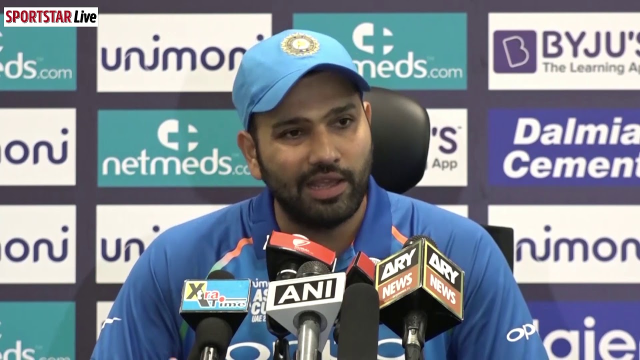 Asia Cup 2018 Final: Rohit Sharma Press Conference - YouTube