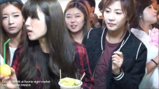 131019 APINK Taiwan逛饒河夜市之情人果好吃百香果好喝