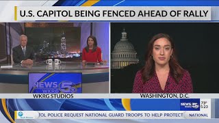 WKRG News 5 This Morning - Capitol Hill Being Fenced Ahead of Rally