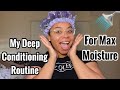 My Deep Conditioning Routine | Curly Hair | Type 3B/3C Curls