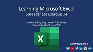 Spreadsheet Exercise 04