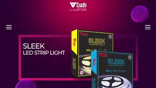 SLEEK LED STRIP LIGHT.  VETO