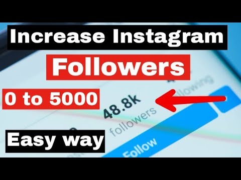 How To Increase INSTAGRAM Followers (2020)| From 0 To 5000| Easy Way ...