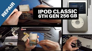 iPod Classic 6th gen 256 GB microSD iFlash mod.