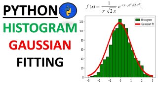 PYTHON FOR DATA SCIENTIST | HOW TO FIT GAUSSIAN ON HISTOGRAM PLOT #coding | SCIPY CUTVE FIT