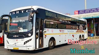 Bangalore To Mumbai KSRTC Ambari Dream Class Volvo Bus | Bangalore To Mumbai Bus