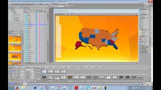 Dynamic USA Color Map