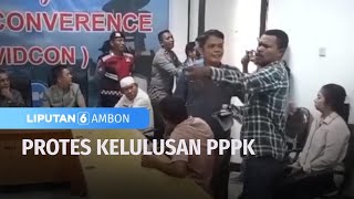 Protes Kelulusan PPPK, Mahasiswa Mendatangi Kantor Bupati | Liputan 6 Ambon