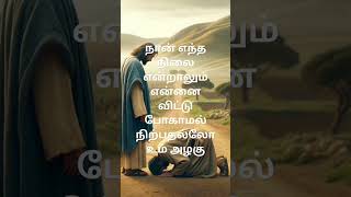 நான் எந்த நிலை என்றாலும் என்னை விட்டு போகாமல் நிற்பதல்லோ உம் அழகு