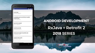 Android Development Tutorial - Retrofit2 and RxJava