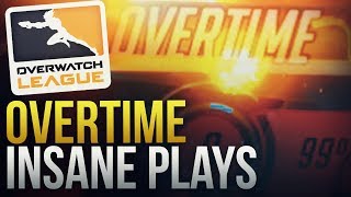 GODLIKE OVERTIME PLAYS from Overwatch League - Overwatch Montage