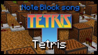 ♫ Tetris theme - Minecraft Note block song !