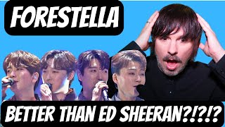 PRO SINGER'S first REACTION to FORESTELLA - SHAPE OF YOU (LIVE 포레스텔라)