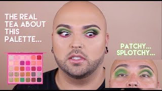Straight Up Review Of The Jeffree Star X Morphe Eyeshadow palette... MUST WATCH
