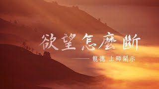 龍德上師：欲望怎麼斷