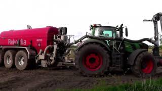 Strip - Till Bodenbearbeitung 2023 mit Fendt 936 Vario u. Meyer - Lohne RECORDIA GFK Tridemfass