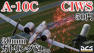 CIWS×50 vs A-10C【DCSWorld】