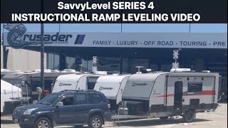 SavvyLevel SERIES 4 || RAMP LEVELING FOR CARAVANS INSTRUCTIONAL VIDEO