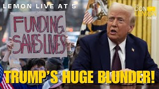 Lemon LIVE at 5 | Trump Funding Freeze Failure - January 29th, 2025