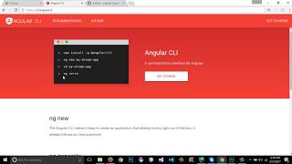 Angular 4 Tutorial Installation #1