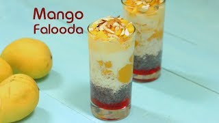 Mango Falooda l Falooda Recipe | Mango Dessert | Summer Recipes