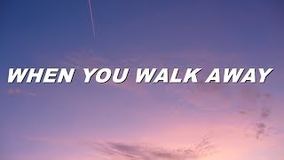 5sos - when you walk away (lyrics)