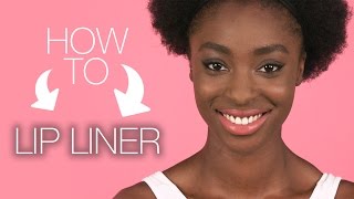 APPLY LIP LINER | HOW TO MAKEUP TUTORIAL