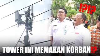 TOWER INI ILEGAL⁉️ CAKJI CARI SATPOL PP YANG MENGESAHKAN PERIJINAN ⁉️