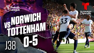 Highlights & Goals | Norwich City vs. Tottenham 0-5 | Premier League | Telemundo Deportes