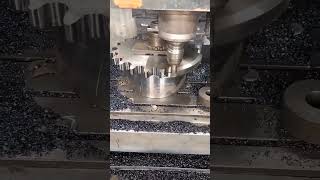 Cnc Milling Gear Machining ⚙️ #shorts