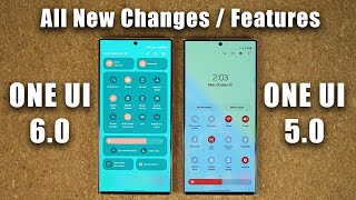 Samsung One UI 6.0 vs One UI 5.1 (5.0) - 50+ Changes, New Features and Hidden Features!