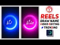 How To Make Neon Circle Name Draw Status | Alightmotion Status Editing | Reels Video Editing App