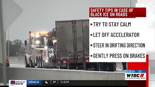 Officials warn of black ice, hazardous conditions on roads