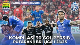 UNBEATEN‼️FULL HIGHLIGHT GOL PERSIB BANDUNG PUTARAN 1 BRI LIGA 1 2024/2025!