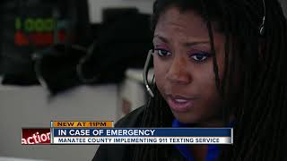 Can't call? You can now text 911 during an emergency in Manatee County