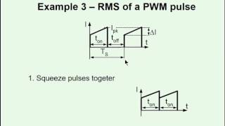 Back of the envelope  RMS calculations in power electronics